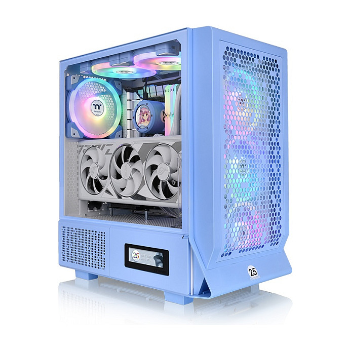 Kasë Midi Thermaltake Ceres 330 TG ARGB – Blu - 1