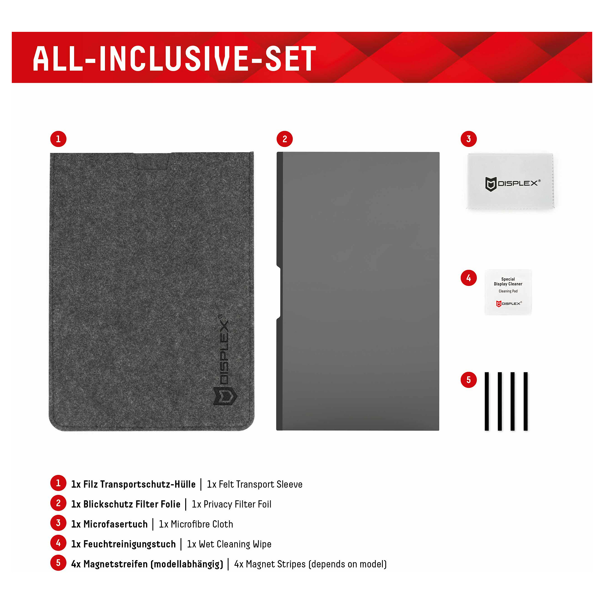 Filtër Privatësie DISPLEX Privacy Safe për Laptop 13.3” - Zezë - 11