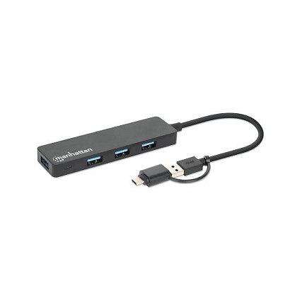 HUB Manhattan / 4‑Port / USB 3.0 / USB‑C + USB‑A – Zezë - 4