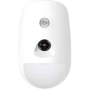 Sensor Alarm Inkovideo INKO-PRO-PDK-1, PIR, Kamerë e Integruar, Wireless, 12m, 85.9°, 868MHz, AES-128, CR123A - Bardhë