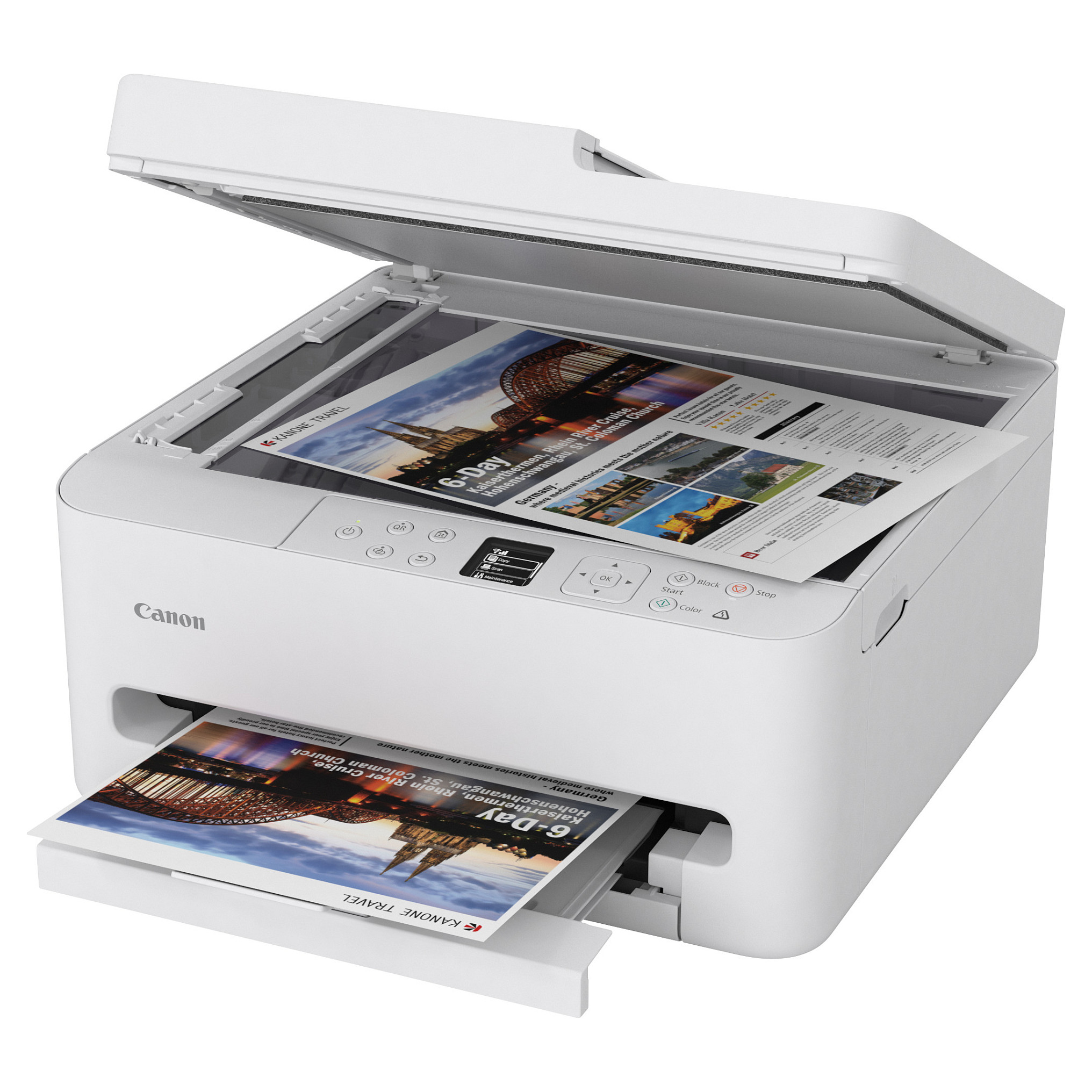 Printer Multifunksional Canon PIXMA TS7550i / 3‑in‑1 / 14ppm / Wi-Fi – Bardhë - 8