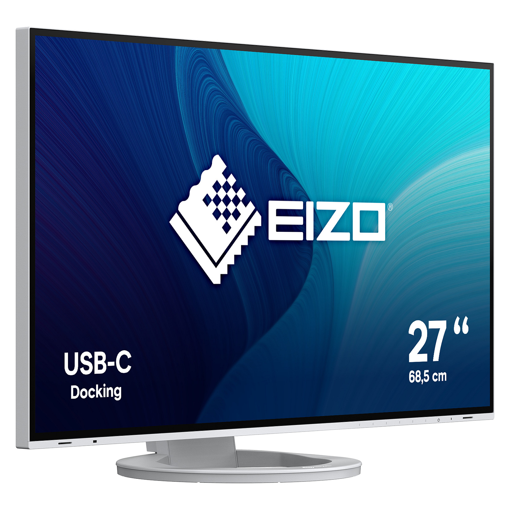 Monitor EIZO FlexScan EV2781-WT / 27" / WQHD IPS / 60Hz / 5ms / HDMI+DisplayPort+USB-C - Bardhë - 8