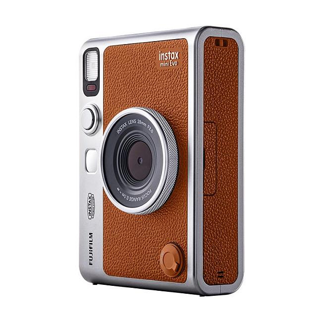 Kamerë Instant Fujifilm instax mini Evo / Hybrid / 28mm F2 / LCD 3" / Bluetooth / 100 Printime - Kafe/Argjend - 7