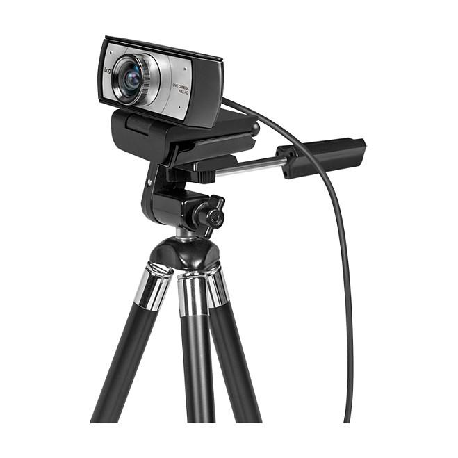 Webcam LogiLink UA0377 / Full HD 1080p / 120° / Fokus manual / 2 Mikrofona / USB 2.0 - Zezë/Gri - 4