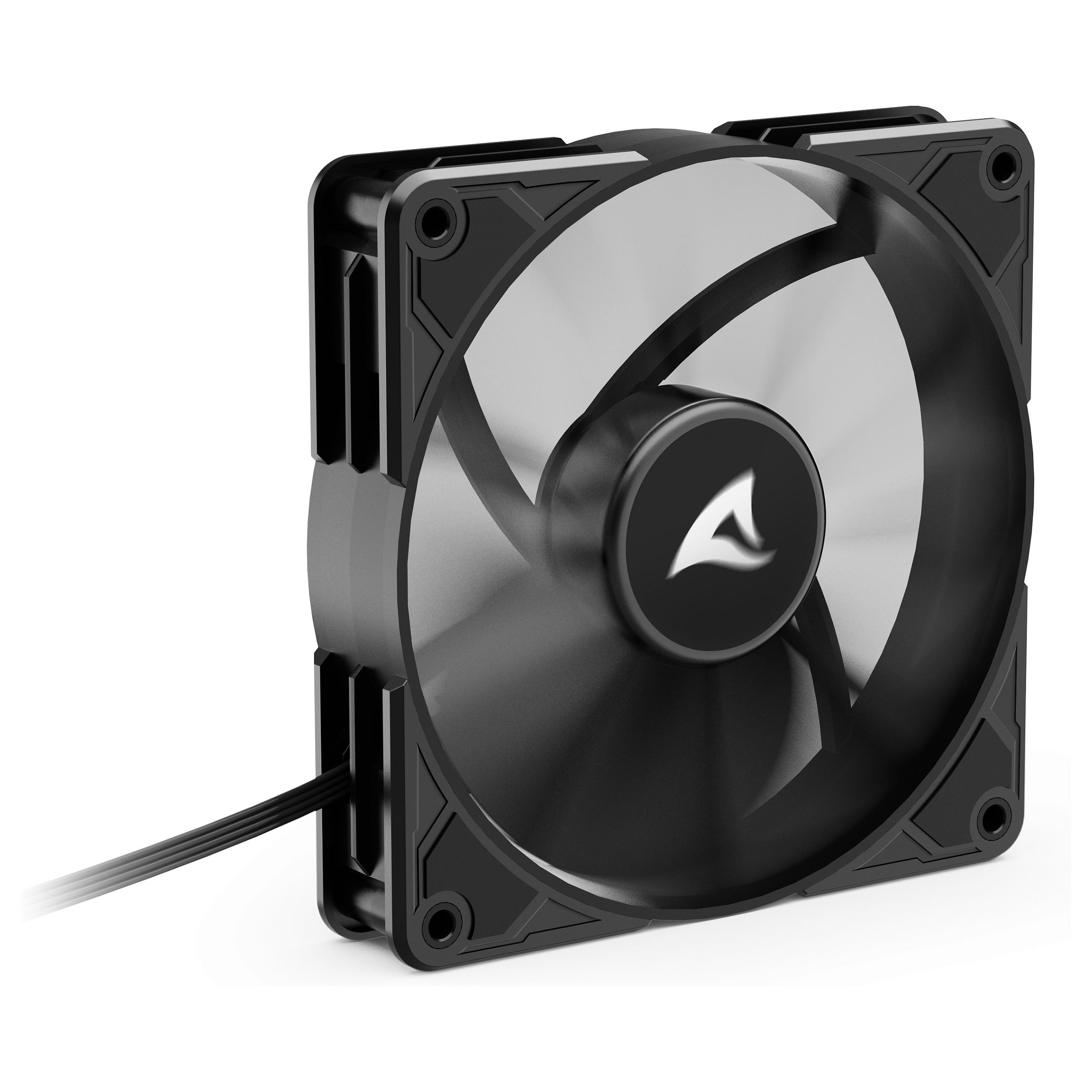 Ftohës për Kasë 120mm Sharkoon SilentStorm BW120 PWM Fan - Zezë - 7