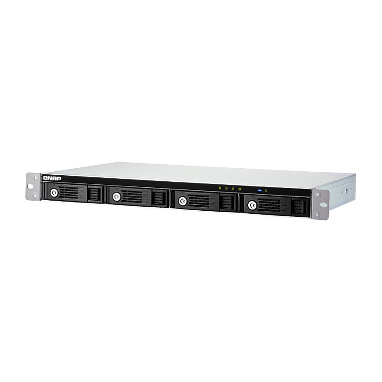 QNAP TS-433eU-4G 4-Bay 1U Short-Depth Rack NAS Server – ARM Cortex-A55, 4GB DDR4, Dual 2.5GbE - 5