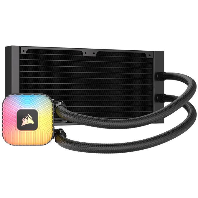 Ftohës për Procesor Corsair NAUTILUS II 240 RS ARGB, 240 mm, AIO, 2 Ventilatorë 120 mm, 420–2100 RPM, 4-Pin PWM, 3-Pin 5V ARGB – Zezë - 4