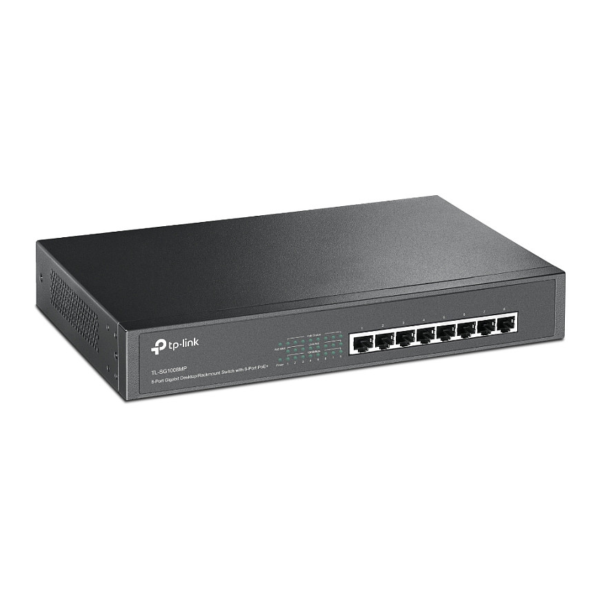 Switch TP-Link SG1008MP, 8-Port Gigabit me 8-Port PoE+ - 2