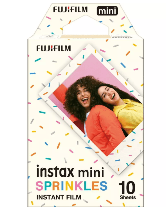 Film Fotografik Instant Fujifilm Instax Mini Sprinkles, ISO 800, 10 Fotografi - Shumëngjyrësh