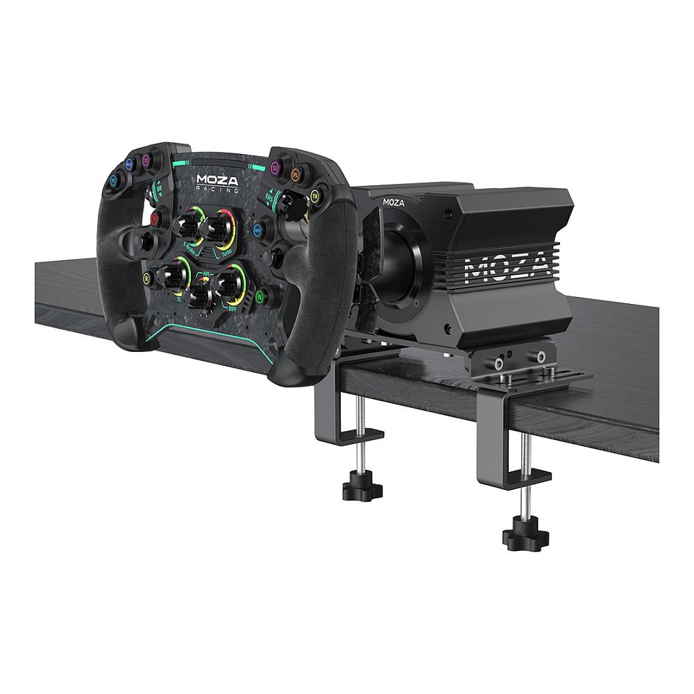 Mbajtëse për Wheelbase MOZA Racing RS12 / Për R5, R9 & R12 / Table Clamp / Çelik / Deri 50 mm – Zezë - 3