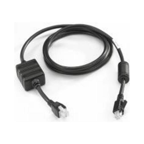 Kabllo për Furnizim me Energji për Skaner Zebra CBL-DC-382A1-01 / DC / 8-Pin në 4-Pin / Për Multi-Slot Cradle - Zezë - 1
