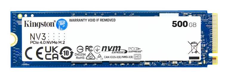 SSD e Brendshme Kingston NV3 / 4TB / M.2 2280 PCIe 4.0 / 6000MB/s Read - Zezë - 2