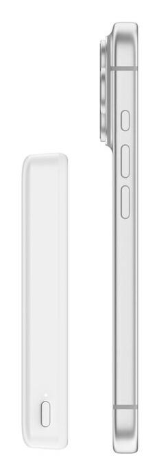 Aksesorë Apple Belkin BOOSTCHARGE Slim Magnetic Power Bank / 10000mAh / 20W / Wireless 7.5W - Bardhë - 5