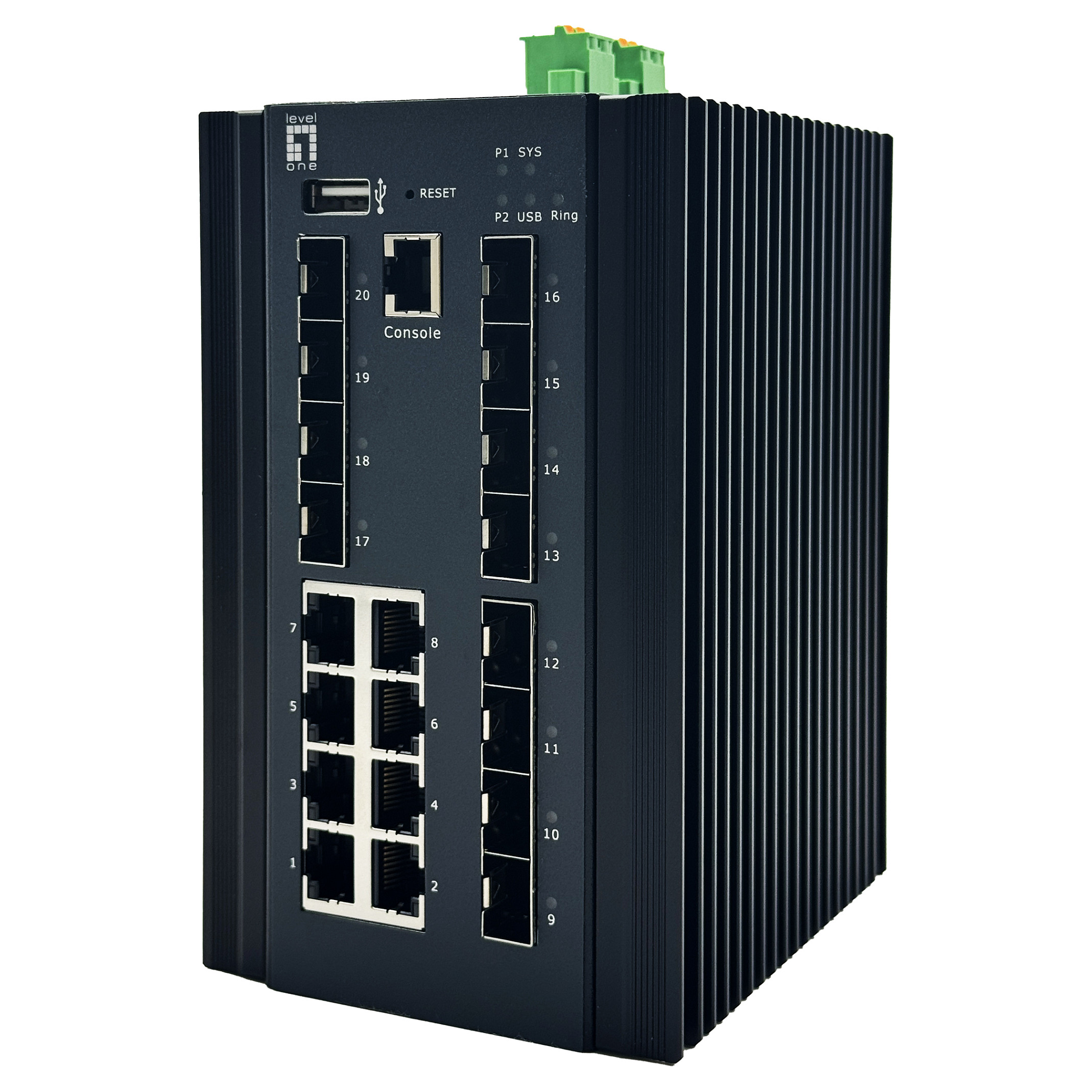 Switch 20x GE IGU-2072 8x 1GbE.8x 2.5GbE SFP sw - 1