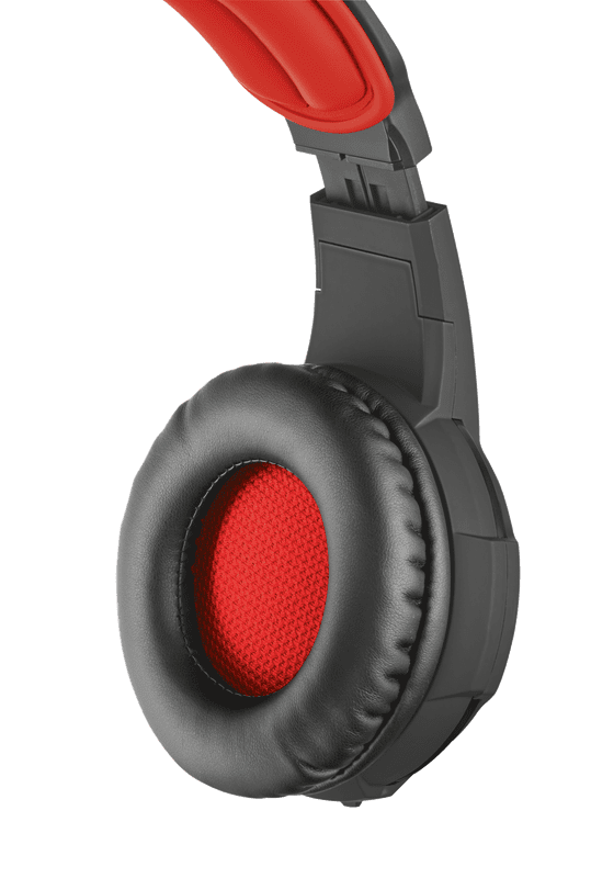 Kufje Gaming TRUST GXT 310 / RADUS / Over-Ear / E zezë dhe E kuqe - 4