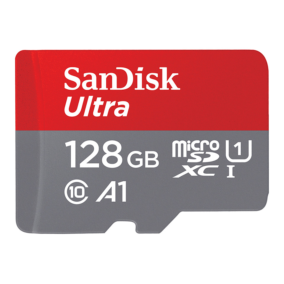 Kartë Memorie SD CARD 128GB SANDISK ULTRA MICROXC + - 1