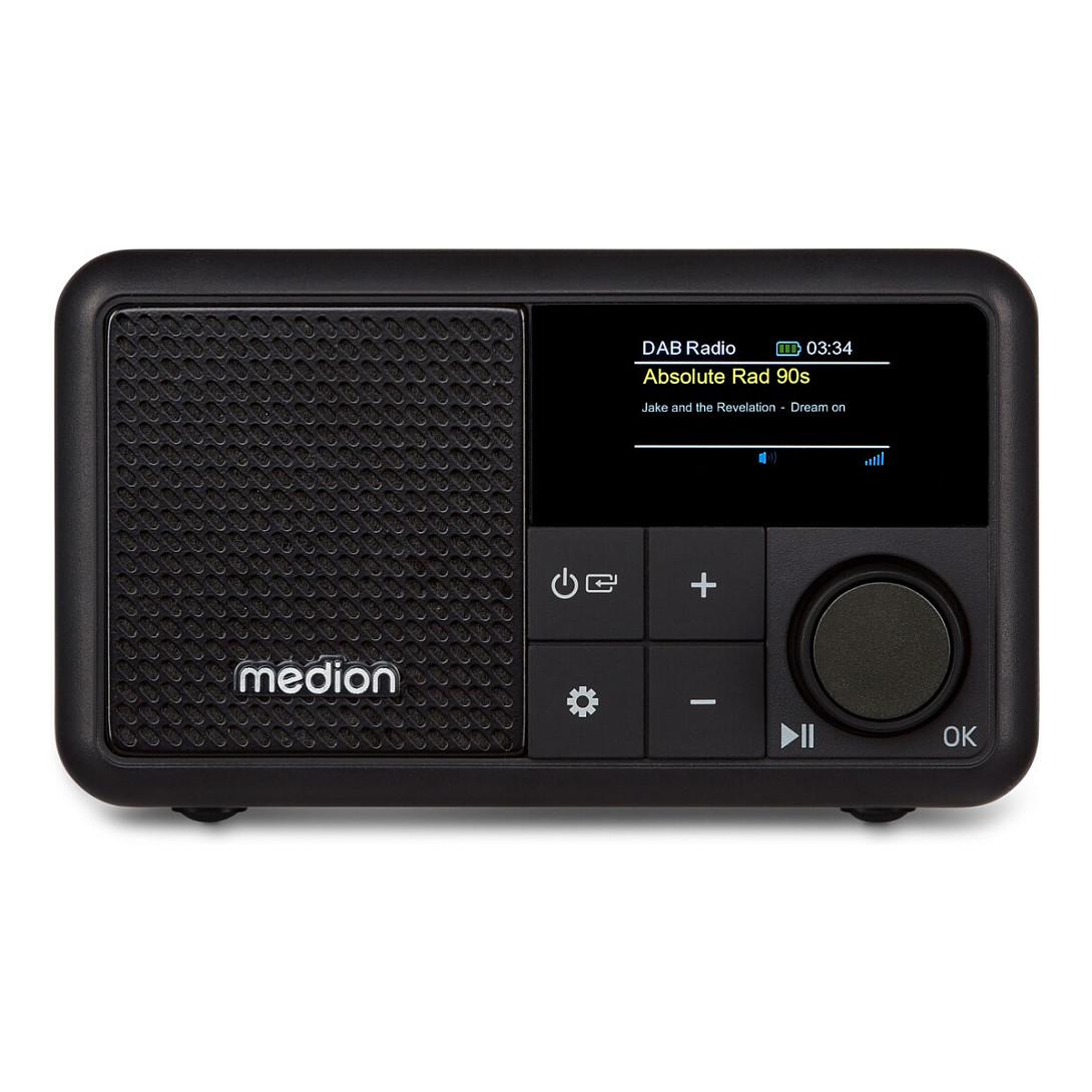 Radio Portative MEDION LIFE S66822,DAB+ ,FM, TFT , 2W, IPX1 - Zezë