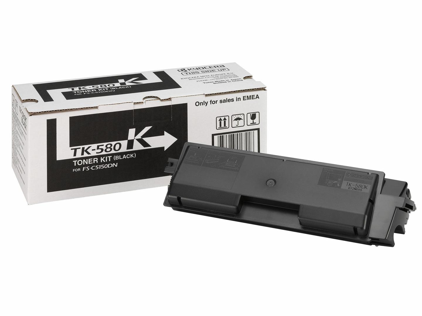  Toner KYOCERA TK-580K / 3.500 faqe – Zezë - 1