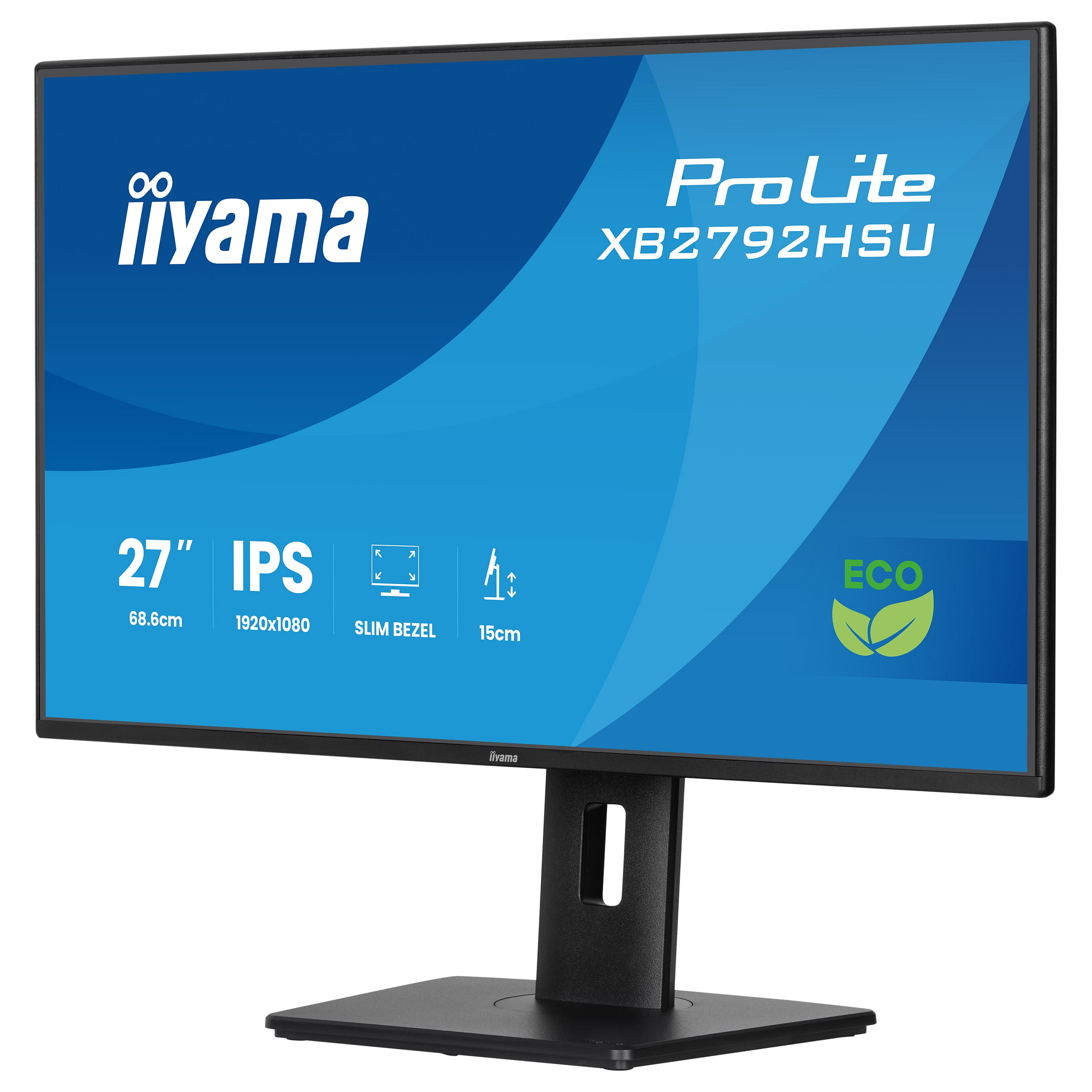 Monitor iiyama ProLite XB2792HSU-B1 / 27" / Full HD IPS LED / 120 Hz / 3ms / USB + HDMI + DP - Zezë - 4
