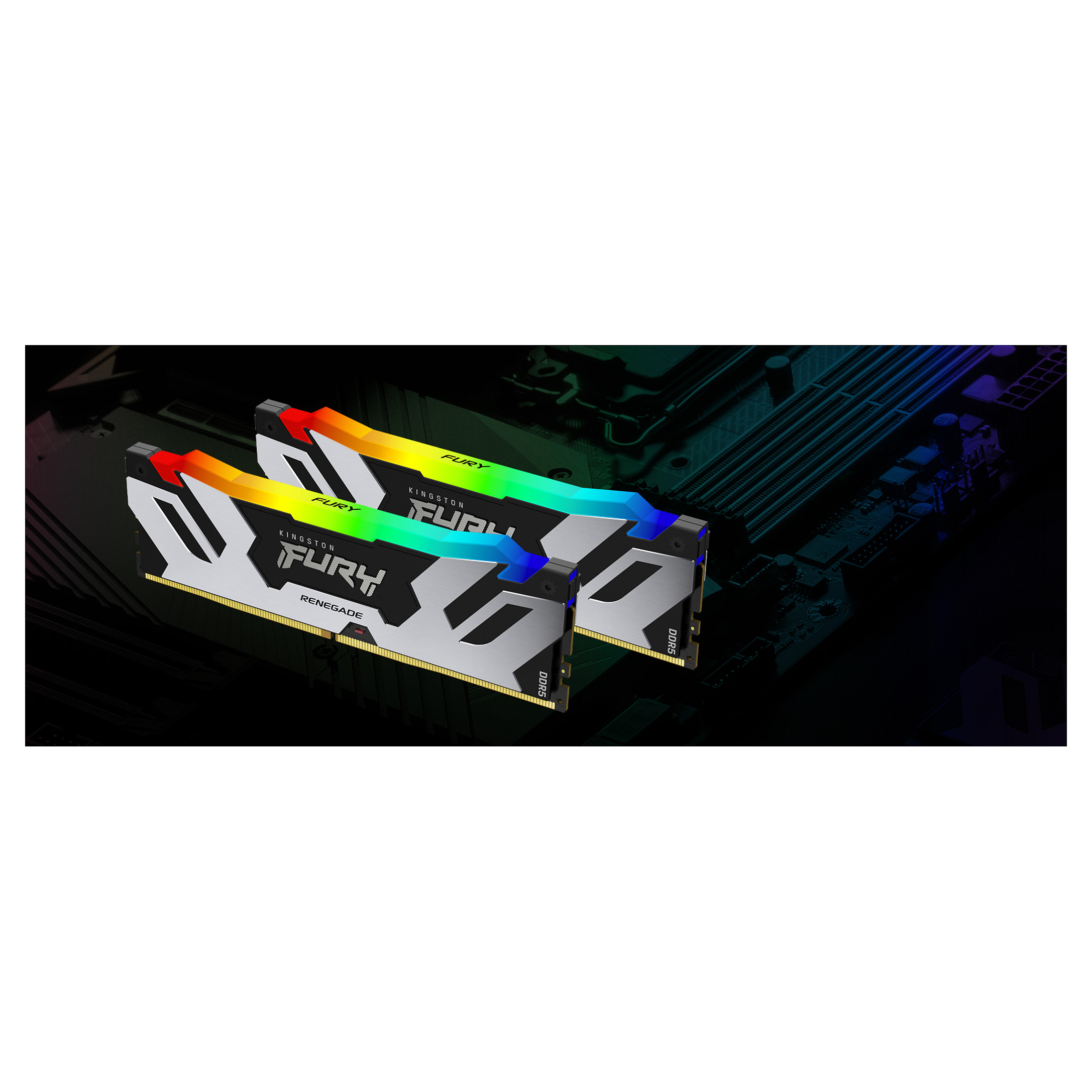 DDR5 RAM Kingston FURY Renegade RGB 96GB (2x48GB) 6400MT/s CL32 DIMM Kit / Intel XMP - 6