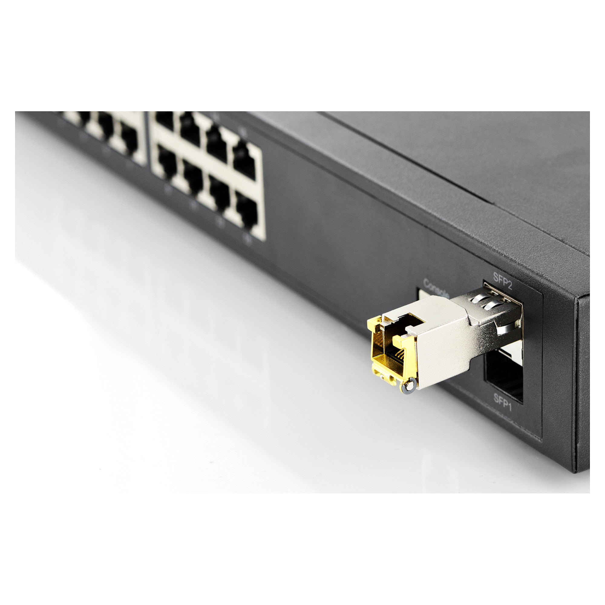 Aksesorë për rrjet DIGITUS / SFP Module / Mini GBIC / 10 Gbps / Copper / RJ45 - 5