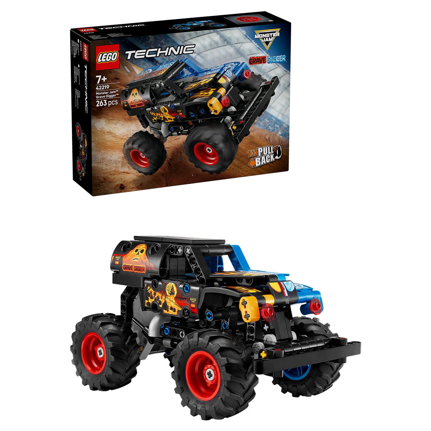 LEGO Technic Monster Jam Grave Digger Fire and Ice 42219 - 15