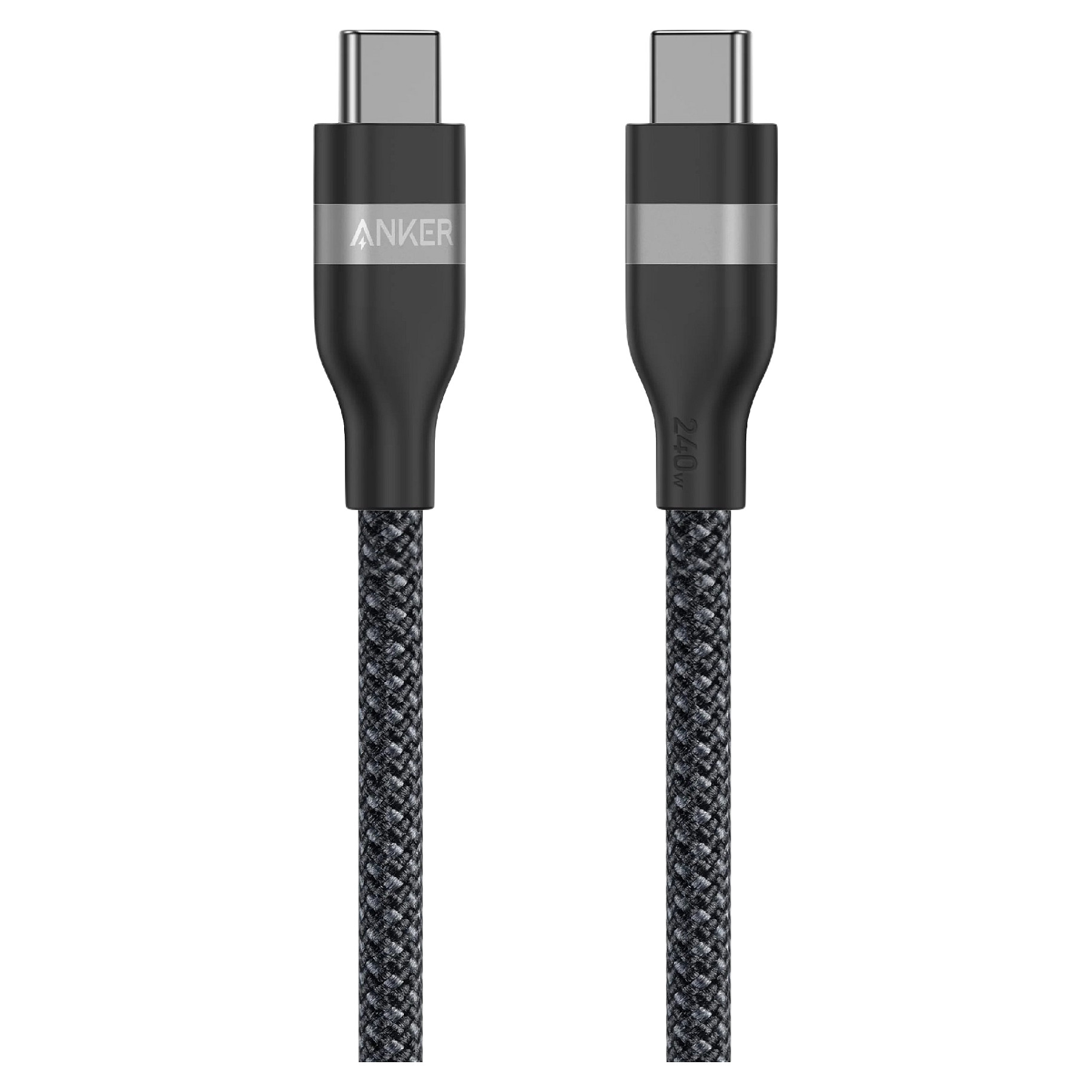 Kabllo USB Anker A82E2 / USB-C në USB-C / 0.9m / 240W / USB 2.0 / 480Mbps - Zezë