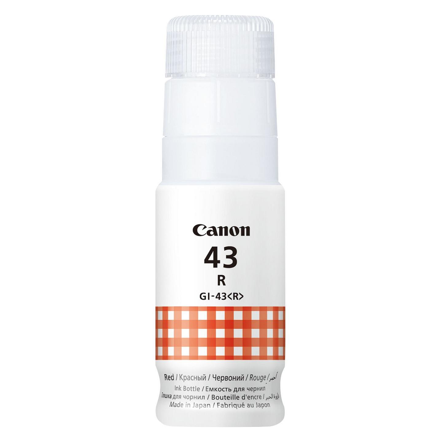 Ink Canon GI-43R, 60 ml - Kuqe - 1