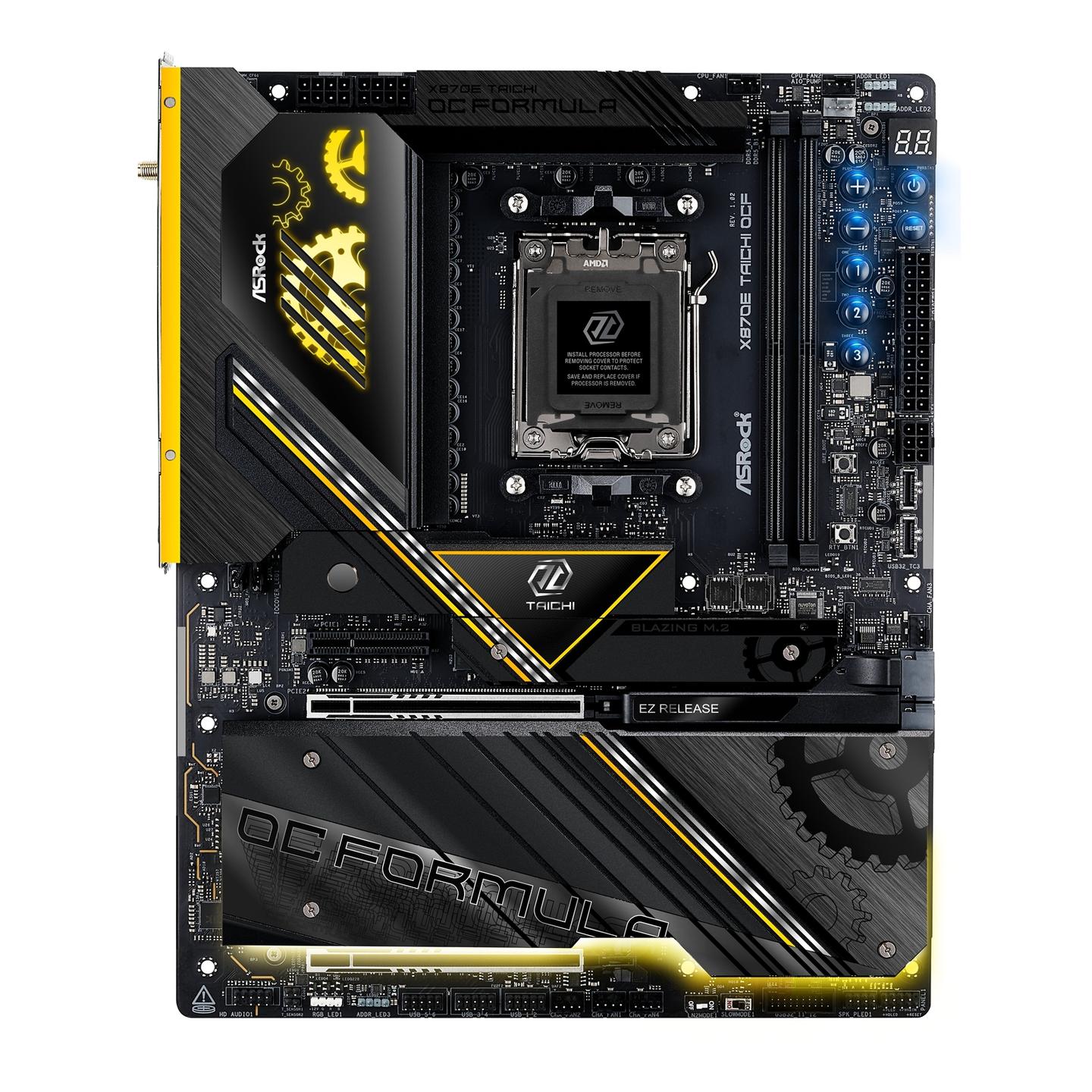 Pllakë Amë ASRock X870E Taichi OCF / AMD AM5 / DDR5 / ATX / Wi-Fi 7 / 5GbE LAN - 5
