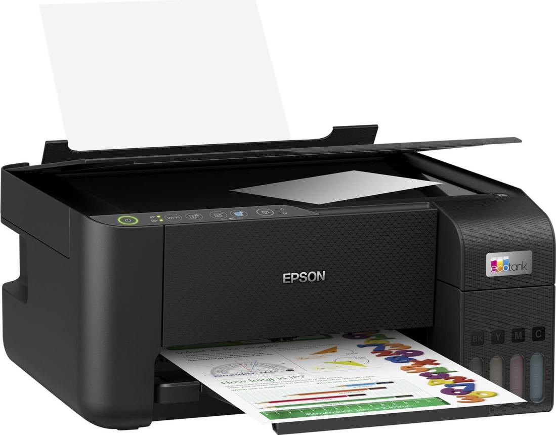Printer Multifunksional Epson EcoTank ET-2815 / me Ngjyra / A4 / 3 në 1 / Wi-Fi - Zezë - 2