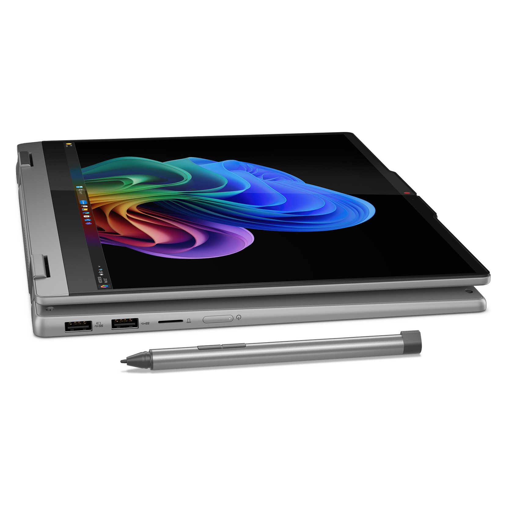 Laptop Lenovo IdeaPad 5 2-in-1 14Q8X9 83GH000YGE / Snapdragon X1P-42-100 / 16GB LPDDR5 / 1TB / 14" WUXGA OLED Touch / Qualcomm Adreno GPU / DE  - Gri - 17