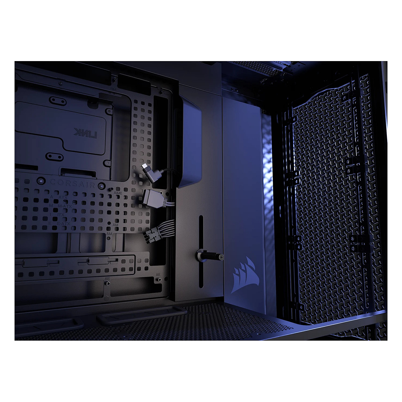Kasë CORSAIR Midi FRAME 5000D Airflow - Zezë - 2