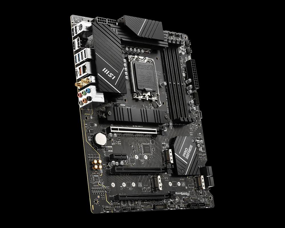 Pllakë Amë MSI PRO Z790-P WiFi, ATX, Intel LGA1700, Z790, DDR5, PCIe 5.0, M.2 Gen4, WiFi 6E, Bluetooth 5.3 - 2