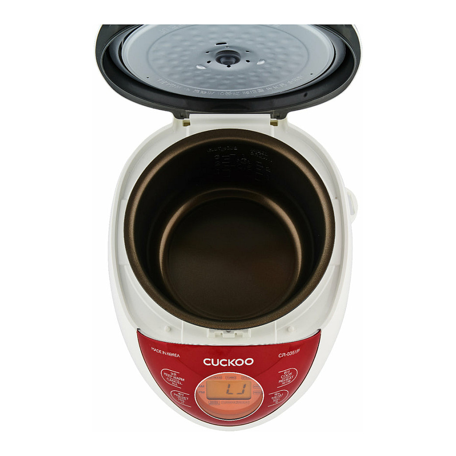 Furrë e mençur Rice Cooker Cuckoo / 0.54L / Model CR-0351F / 3D Heating System / Keep Warm Function - Bardhë / Kuq - 10