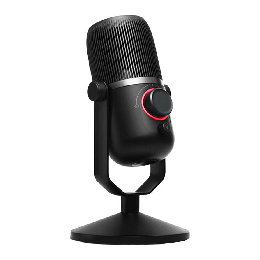Mikrofon Thronmax Mdrill Zero M4 / USB-C / 48 kHz / 16-bit / 2 Kapsula Kondensatori / 2 Mënyra Regjistrimi / RGB - Zezë