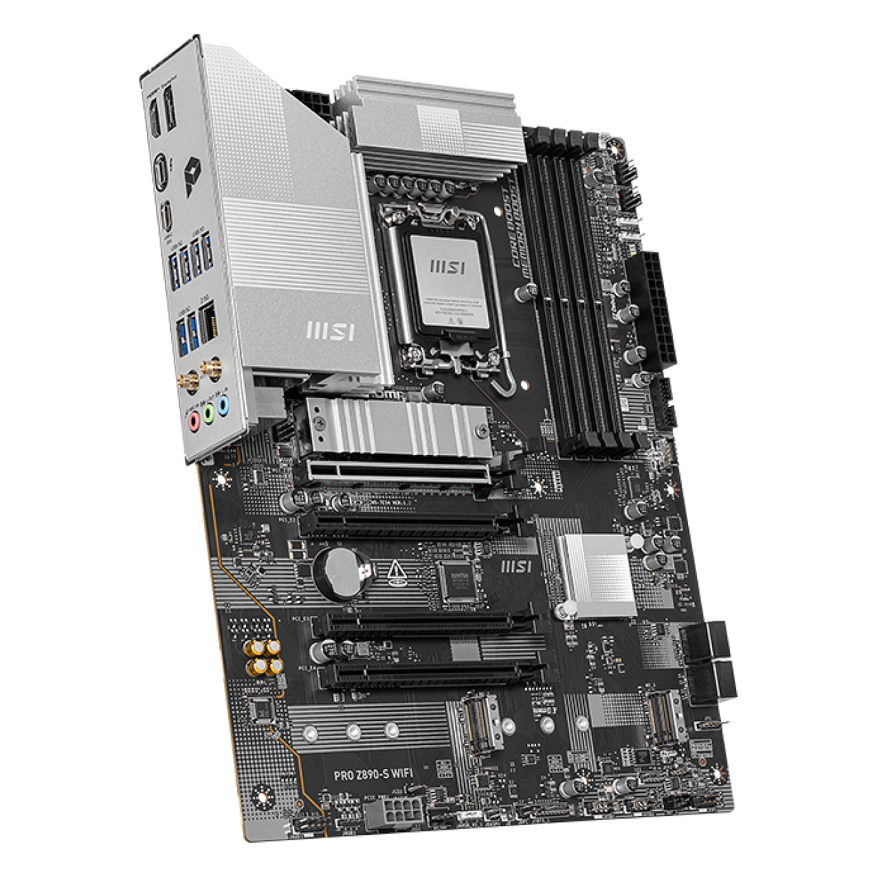 Pllakë Amë MSI PRO Z890-S WIFI / Intel LGA1851 / Z890 / DDR5 / ATX / Wi-Fi 7 / 2.5GbE LAN - 4