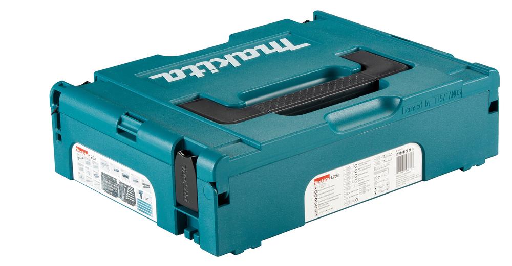 Set Veglash Mekanike Makita E-08713, 120 Copë, Çelik Krom-Vanadium, Valixhe MAKPAC - Gjelbër - 4