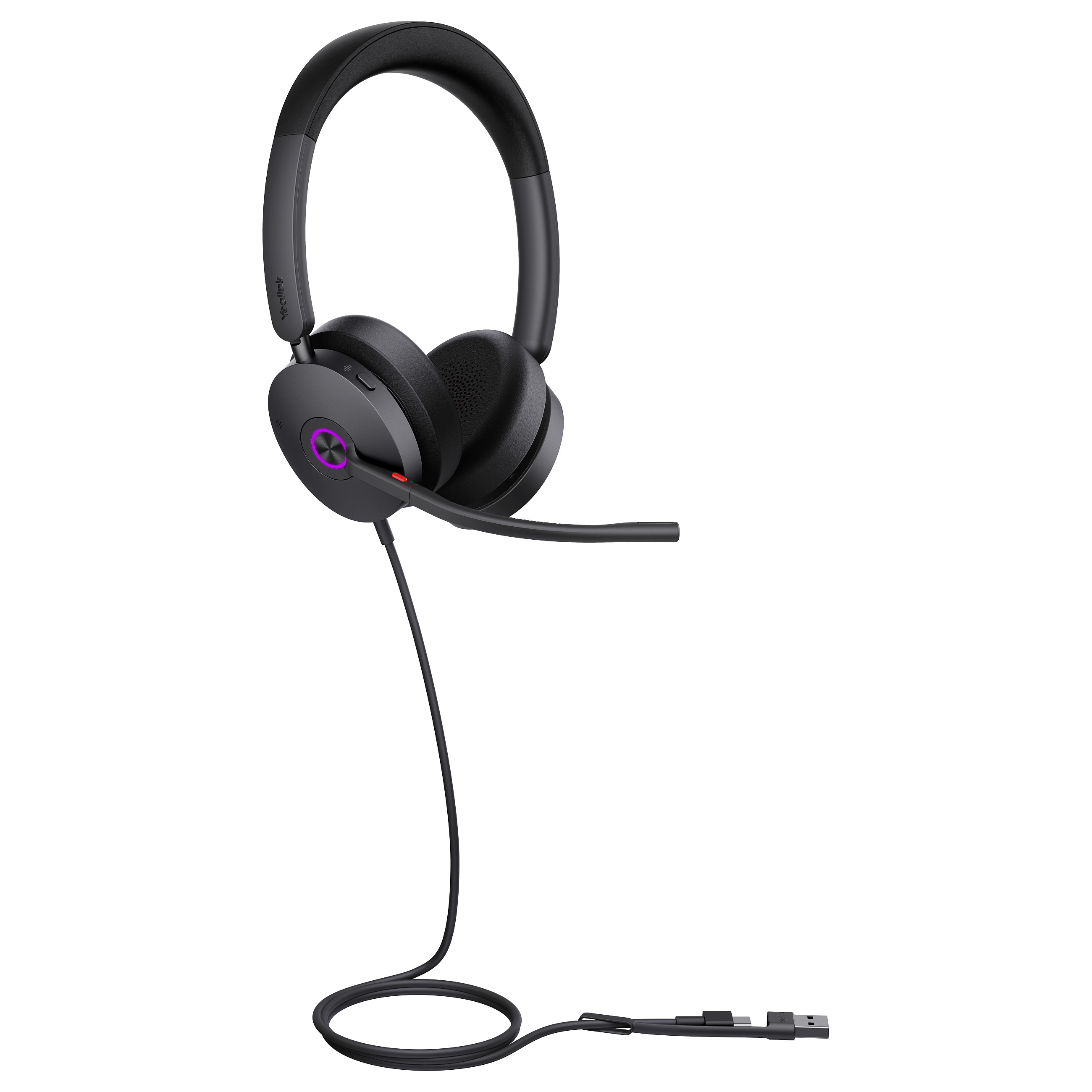 Kufje me kabllo Yealink UH48 Dual UC / USB-C & USB-A / ANC - Zezë