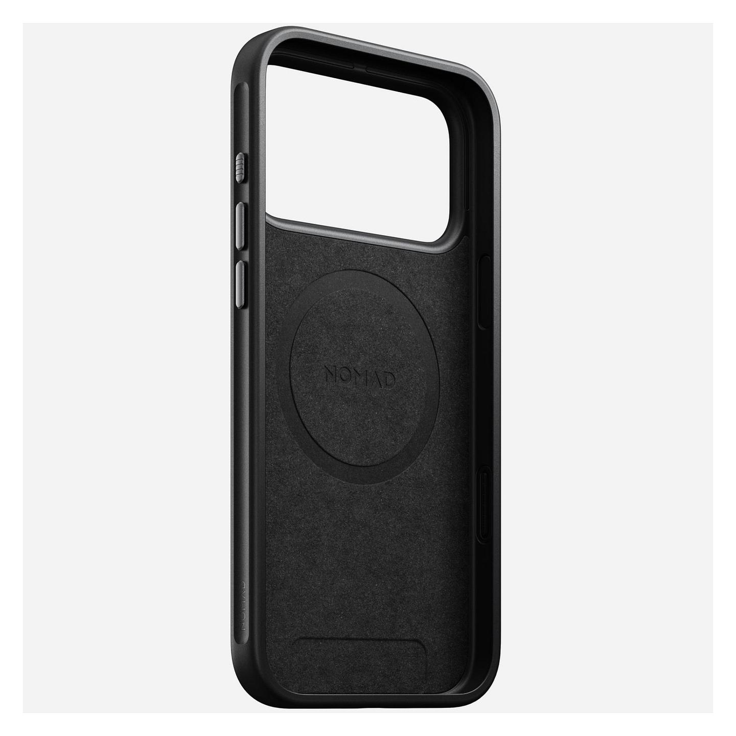 Case për Telefon Nomad Modern Leather Case, iPhone 17 Pro Max, Lëkurë, MagSafe, Qi2, Mbrojtje deri 2.4m - Kafe e çelët - 5
