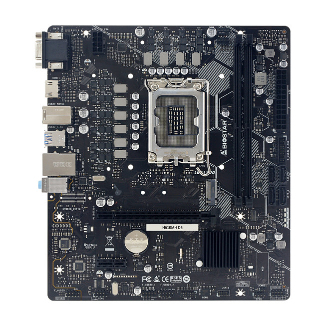 Pllakë amë H610MH D5 (H610.S1700.mATX.DDR5) - 1