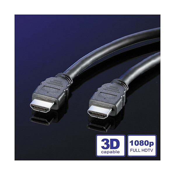 Kabllo HDMI VALUE 11.99.5527 / HDMI në HDMI / 2m / Full HD 60Hz - Zezë - 2
