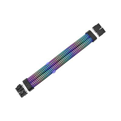 Kabllo Vazhduese Energjie Thermaltake Tt Mod 8 Pin ARGB, 2x 8-pin, 54 LED ARGB, 272mm - Zezë