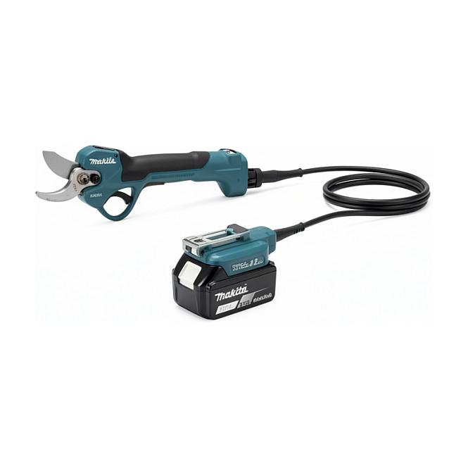 Gërshërë Krasitëse me Bateri Makita DUP180Z, 18V, Kapacitet Prerjeje 30mm, Motor pa Furça, 4 Nivele Hapjeje të Teheve - Blu/Zezë