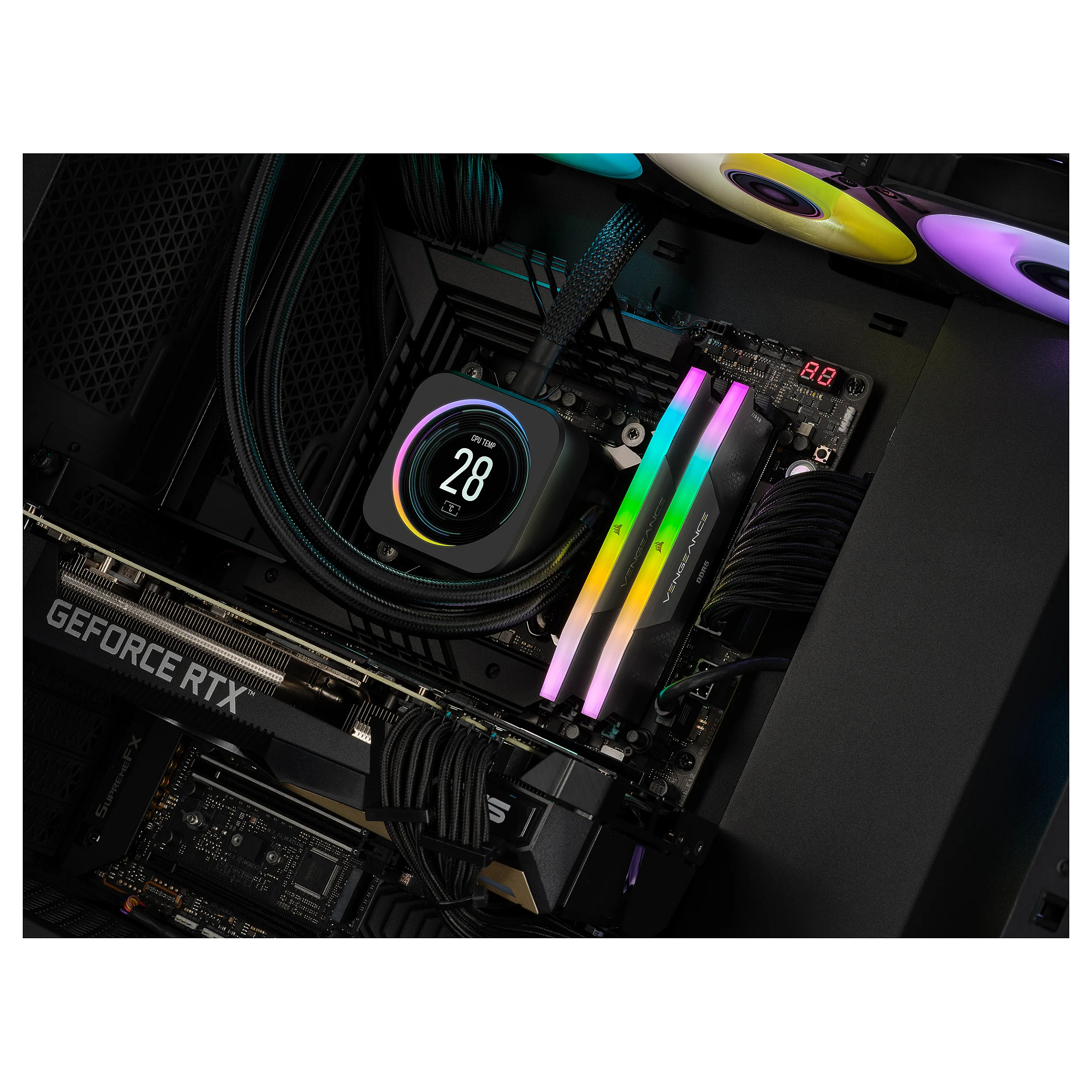 RAM Memorie DDR5 Corsair VENGEANCE RGB / 32 GB / 6000 / (2x16GB) - 5
