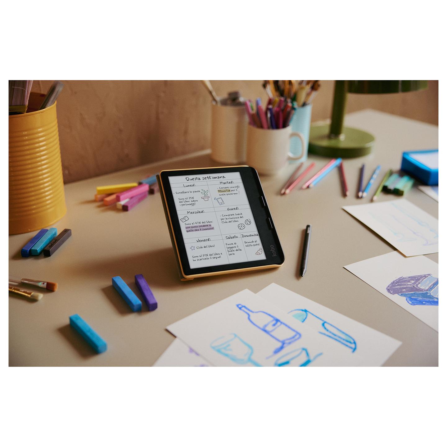 E‑Book Kobo Libra Colour (N428‑KU‑WH‑K‑CK) 7"/ 32GB - Bardhë - 13