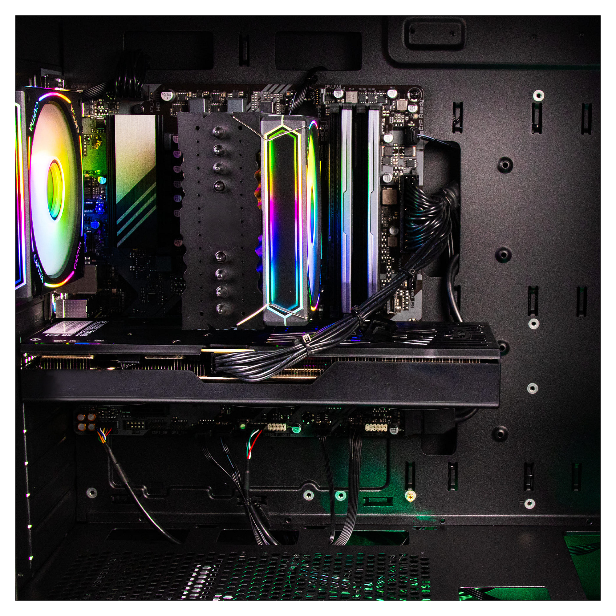 Kompjuter Gaming Captiva R98-664 / Ryzen 7 7800X3D / 32GB DDR5 / 1TB / RTX 5070 Ti 16GB - Zezë - 4