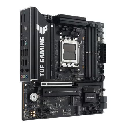 Motherboard ASUS TUF GAMING B850M-E WIFI, AMD AM5, B850, DDR5, Micro-ATX, Wi-Fi 6E, Bluetooth 5.3, 2.5Gb Ethernet, PCIe 5.0 - 2