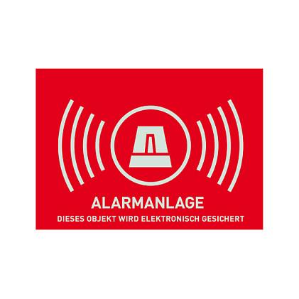 Ngjitëse Paralajmëruese për Alarm ABUS AU1323, 74 × 52.5 mm, Reflektuese, Dy Anë - Kuqe - 1
