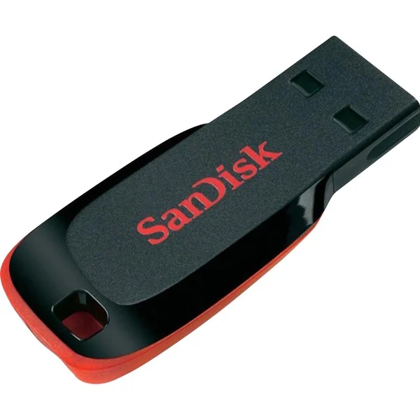 USB Flash Drive SanDisk Cruzer Blade / 64GB / USB 2.0 – Zezë/Kuqe