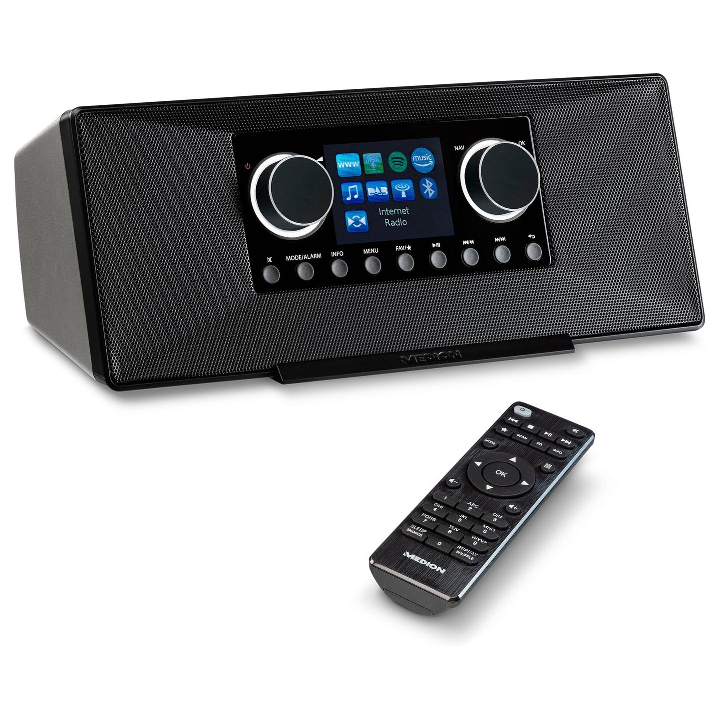 Radio Interneti MEDION LIFE P85333, 12 W, DAB+, FM, AM, Ekran TFT 7.1", Wi-Fi